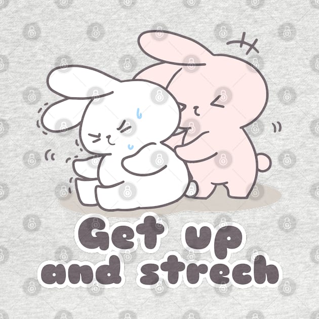 Stretching into the Day: Rise and Shine, Bunny-Style! by LoppiTokki